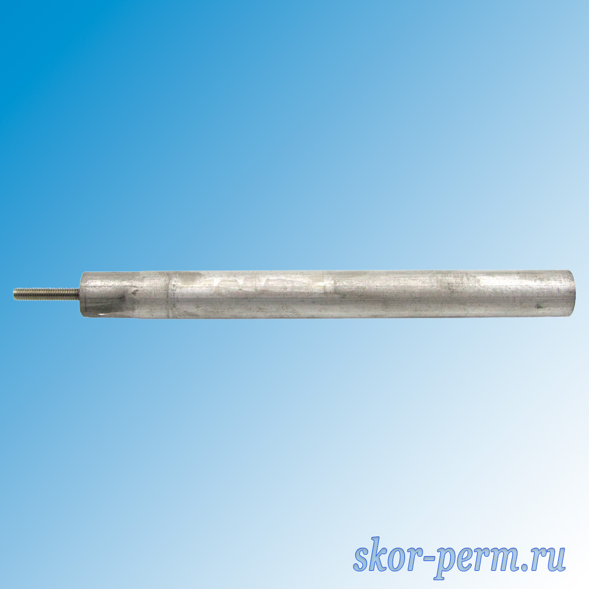 Анод магниевый Mg 140 мм, D16 мм, М4х20 мм Анод магниевый Mg L140 D16 М4х20 мм