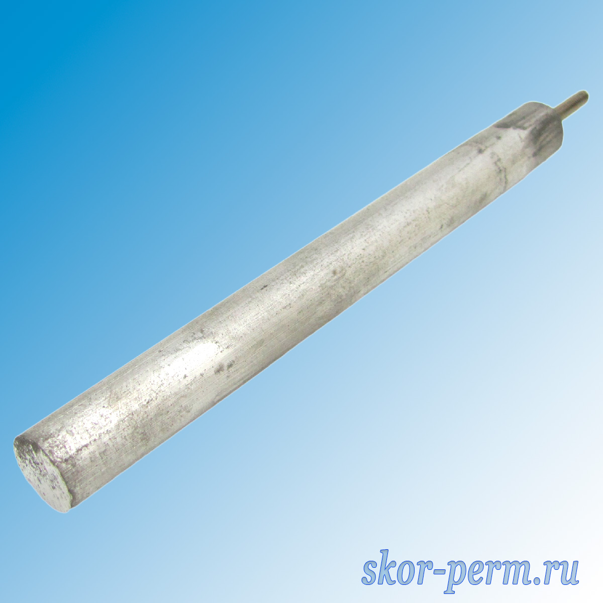 Анод магниевый Mg 140 мм, D16 мм, М4х20 мм Анод магниевый Mg L140 D16 М4х20 мм