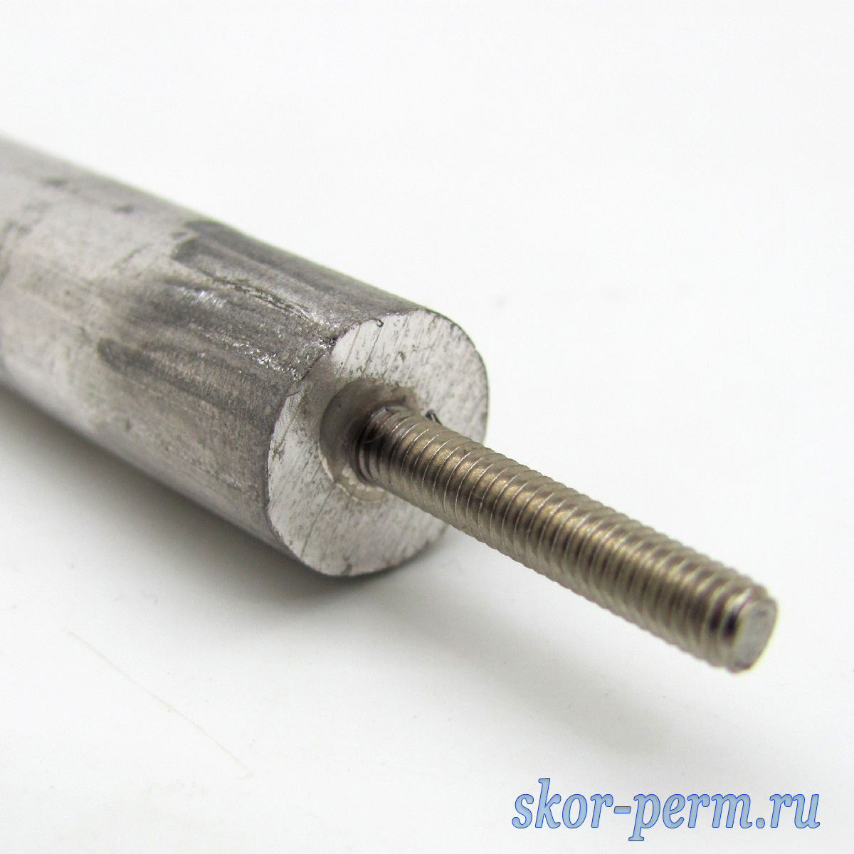 Анод магниевый Mg 140 мм, D16 мм, М4х20 мм Анод магниевый Mg L140 D16 М4х20 мм