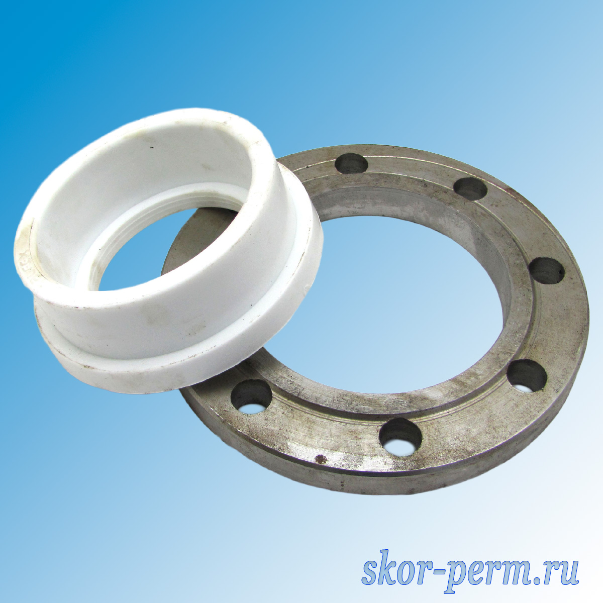 Фланец стальной плоский Dn125 Pn10 Фланец стальной Ду100 расточенный под бурт 110 (комплект)