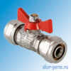 Кран шаровой VALTEC с обжимным соединением 16х16