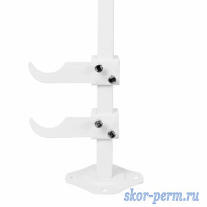 Кронштейн для радиатора 200/600, напольный, регулируемый, белый (АБР)