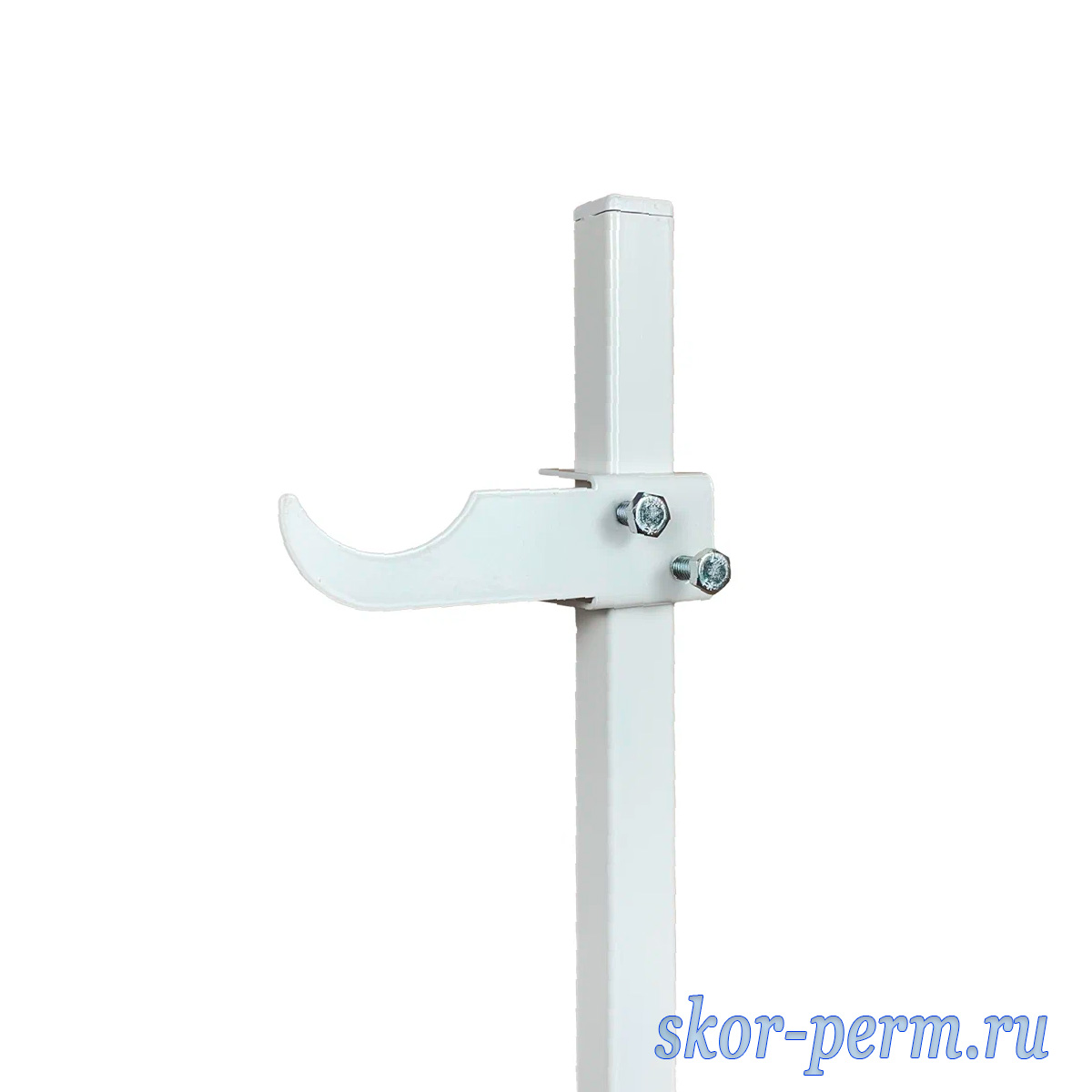 Кронштейн для радиатора 200/600, напольный, регулируемый, белый (АБР) Кронштейн напольный регулируемый 200-600 мм белый