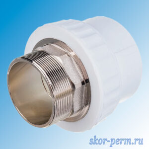 Муфта комбинированная НР 75х2 1/2″ PPR