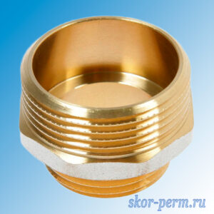 Ниппель латунный 25х32 (1″х1 1/4″)