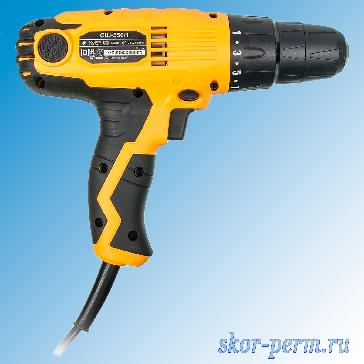 Шуруповерт сетевой СШ-550/1 ВИХРЬ Шуруповерт сетевой ВИХРЬ СШ-550/1