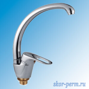 Смеситель FRAP F4128-2 для кухни, гайка, картридж 40к Смеситель FRAP F4128-2 для кухни, гайка, картридж 40к